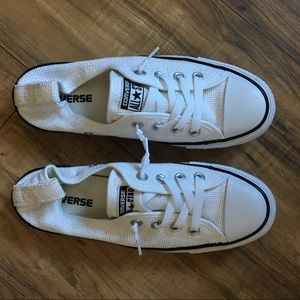 Converse slip on white size 8 like new